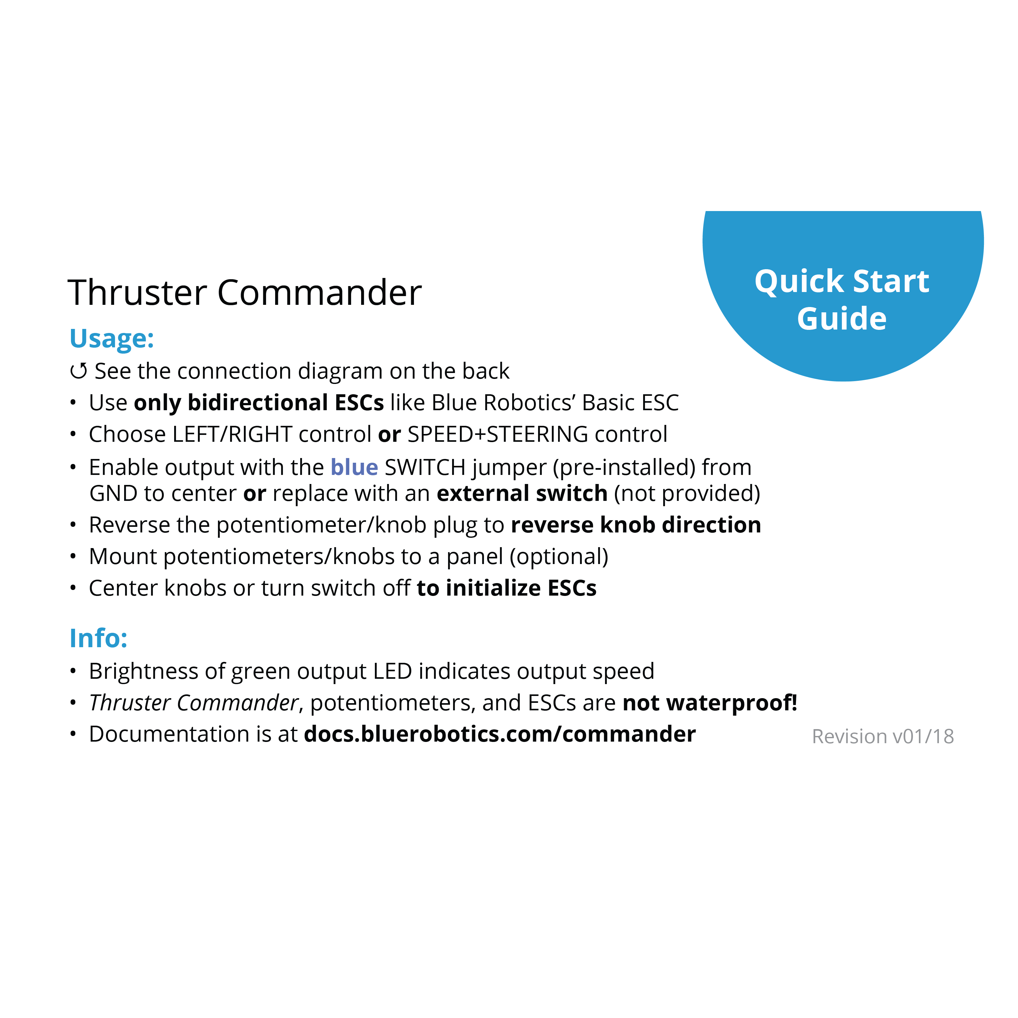 Thruster Commander スラスターコントローラー