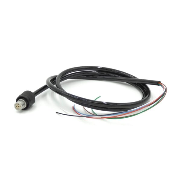Cobalt ケーブル 片端コネクター 6ピン（長さ指定）（耐圧600m）