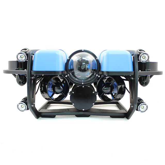 BlueROV2 Heavy を正面から見た製品写真